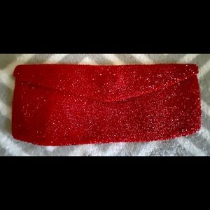 Vintage Josef hand beaded clutch bag
